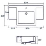 CB-4055/85-WT Dimension Drawing
